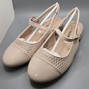 Steve Madden Girls' Nude Pink Slingback Flats Size 13 NIB